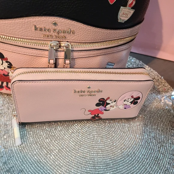 Kate Spade Disney Minnie Mouse Backpack & Wallet ❤ - Picture 10 of 16